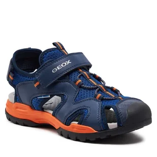 Sandały Geox J Borealis Boy J450RC 014BU C0685 D Royal/Orange - Buty dla chłopców - miniaturka - grafika 1