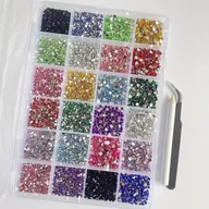 Ozdoby do paznokci - TEMU 9000 sztuk różnych 2mm-6mm błyszczących płaskich tarczek - Nail Art, dekoracja twarzy, DIY akcesoria modowe do butów, odzieży, kosmetyków i - miniaturka - grafika 1