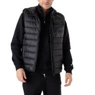 Kamizelki męskie - Bezrękawnik Champion Hooded Full Zip Vest 219185-KK001 - czarna - miniaturka - grafika 1