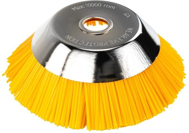 Powermat SZCZOTKA DO KOSY NYLONOWA DO CZYSZCZENIA BRUKU MCHU CHWASTÓW 200mm 25,4mm