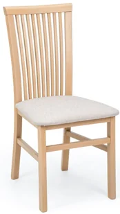 Klasyczne krzesło tapicerowane dąb artisan + beżowy A8-M22 - Krzesła Klasyczne krzesło tapicerowane dąb artisan + beżowy A8-M22 - Krzesła - miniaturka - grafika 1