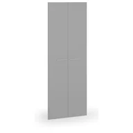 Inne meble biurowe - Drzwi skrzydłowe, para, wysokość 2087 mm, szare - miniaturka - grafika 1