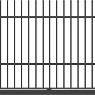 Ogrodzenia - Polbram Brama przesuwna Majorka 4x1,5 m lewa antracytowa - miniaturka - grafika 1