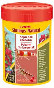 Sera Shrimps Natural 100 ml, granulat - pokarm dla krewetek i raków [SE-00554] 100 ml ZH_03382 - Pokarm dla ryb - miniaturka - grafika 1
