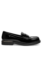 Mokasyny damskie - GINO ROSSI Mokasyny LUISA-112989 Czarny - miniaturka - grafika 1