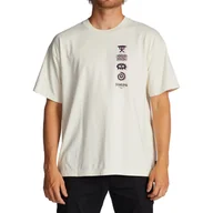 Koszulki męskie - Męska Koszulka z krótkim rękawem BILLABONG COLLISION TEES ABYZT01714-OFW – Biały - miniaturka - grafika 1