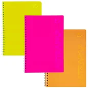 Zeszyty szkolne - kołozeszyt a4/100k kratka fluo astra - miniaturka - grafika 1