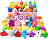 Zabawki sensoryczne - Mochi Squishy Toys Kolorowe Gniotki Antystresowe Zabawka Prezent Zestaw X50 - miniaturka - grafika 1