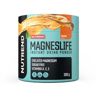NUTREND Magneslife Instante Drink Powder - 300g - Orange - Witaminy i minerały - Witaminy i minerały dla sportowców - miniaturka - grafika 1