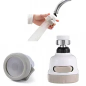 Uzdatniacze wody - Perlator Sitko Końcówka Na Kran 2 Strumienie Wody Obrotowy Do Baterii - miniaturka - grafika 1