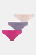 Majtki damskie - Guess stringi 3-pack kolor różowy - miniaturka - grafika 1