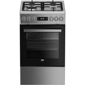 Kuchenki gazowo-elektryczne - Beko FSM51339DXDS - miniaturka - grafika 1