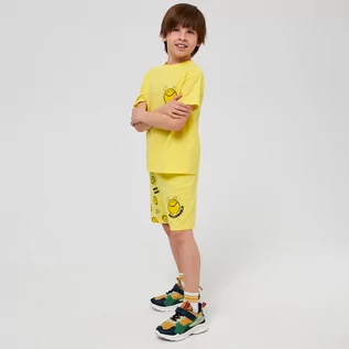 Dresy i komplety dla chłopców - Sinsay - Komplet dresowy SmileyWorld® - Żółty - grafika 1