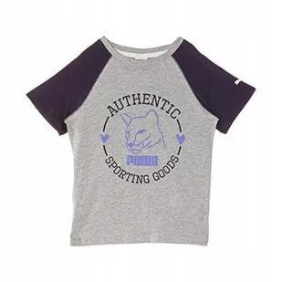 PUMA t-shirt bluzka koszulka z nadrukiem 164 - Bluzki damskie - miniaturka - grafika 1