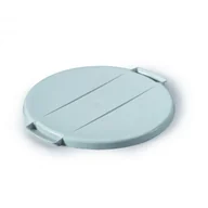 Kosze na śmieci - Pokrywa DURABLE Durabin Round szara okrągła 40l - miniaturka - grafika 1