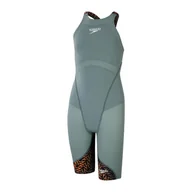 Stroje kąpielowe dla dziewczynek - Strój startowy pływacki dla dziewczynki Speedo LZR Ignite Kneeskin - miniaturka - grafika 1