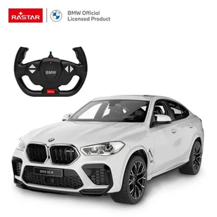 BMW X6 M biały RASTAR model 1:14 Zdalnie sterowane auto + Pilot 2,4 GHz - Zabawki zdalnie sterowane - miniaturka - grafika 1