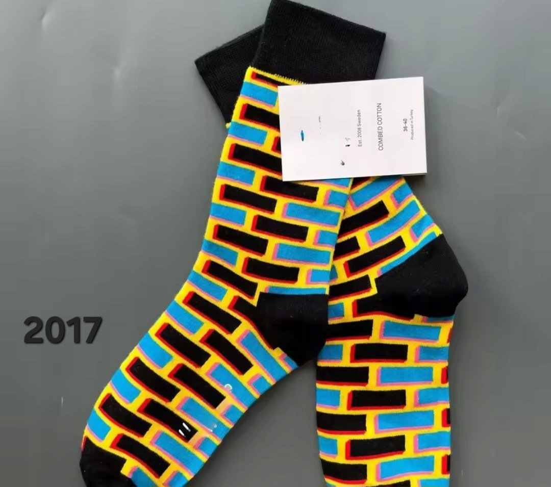 Kolorowe skarpety Happy Socks unisex rozmiar 36-40 (2017)
