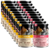 Mokra karma dla kotów - PetRepublic kawałki w sosie Mix Smaków (sterile) 20x400g dla kota - miniaturka - grafika 1