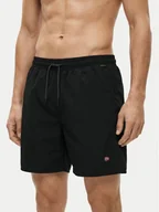 Kąpielówki męskie - Napapijri Szorty kąpielowe V-Haldane NP0A4HRZ Czarny Regular Fit - miniaturka - grafika 1