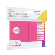 Akcesoria do gier planszowych - Gamegenic: Matte Prime CCG Sleeves 66x91mm Pink - miniaturka - grafika 1