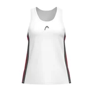 Koszulki i topy damskie - HEAD Club 25 Tech Tank Top damski, czerwony/biały - miniaturka - grafika 1