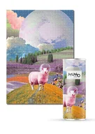 Puzzle - Muno Puzzle Space Sheep by Agnieszka Osiecka 1000 el. w ozdobnej tubie - miniaturka - grafika 1