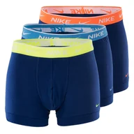Majtki męskie - Męskie Bokserki NIKE TRUNK 3PK 0000KE1008JV3 – Czarny - miniaturka - grafika 1