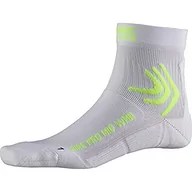 Skarpetki męskie - X-Socks Damskie skarpetki Bike Pro biały Arctic White/Phyton Yellow 35-36 XS-BS03S19W - miniaturka - grafika 1