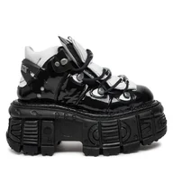 Glany damskie - Glany NEW ROCK M-106-S119 Czarny - miniaturka - grafika 1