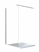 Ścianki i drzwi prysznicowe - BESCO AV-120-195-C śCIANKA AVEO WALK IN 120 BESCO AV-120-195-C - miniaturka - grafika 1