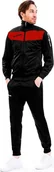 Dresy męskie - Dres Givova Tuta Visa czarno-czerwony Sum TR018 1210-S - miniaturka - grafika 1