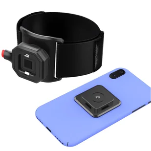 Opaska na rękę ramię na telefon do biegania sport uchwyt do telefonu zaczep klips TSA1 Armband czarny - Etui i futerały do telefonów - miniaturka - grafika 13