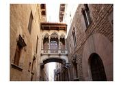 Fototapety - DecoNest Fototapeta Barcelona Palau generalitat in gothic Barrio 250X193 A0-XLFTNT1170 - miniaturka - grafika 1