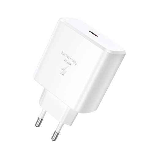 MOONX ładowarka sieciowa MC08 PD 45W 1xUSB + kabel USB-C - USB-C Biały