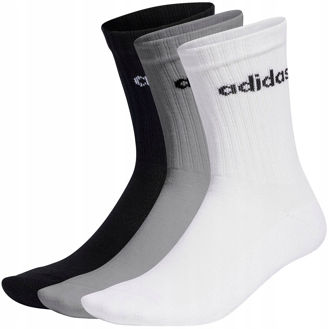 Skarpety adidas Linear Crew Cushioned 3P IC1302 37-39