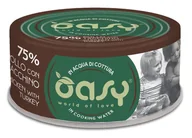 Mokra karma dla kotów - Oasy Oasy Kot More Love Kurczak i indyk puszka 70g - miniaturka - grafika 1