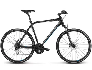 Kross EVADO 4.0 28 XL(23") rower czarno-niebieski mat - Rowery - miniaturka - grafika 1