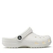 Buty dla chłopców - Klapki Crocs Classic Clog K 206991 Biały - miniaturka - grafika 1