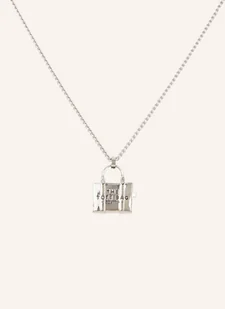 Marc Jacobs Łańcuszek The Tote Bag Necklace silber - Łańcuszki - miniaturka - grafika 1