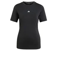 Koszulki i topy damskie - adidas Damska koszulka treningowa Techfit, XXS, czarna - miniaturka - grafika 1