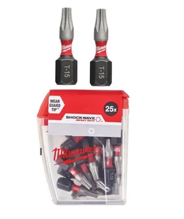 MILWAUKEE DOSTAWA w 24h MILWAUKEE BIT UDAROWY TX15 25MM SHOCKWAVE II 25PC 100% POZYTYWNYCH KOMENTARZY Z ALLEGRO! 4932 4308 73 - Bity - miniaturka - grafika 2