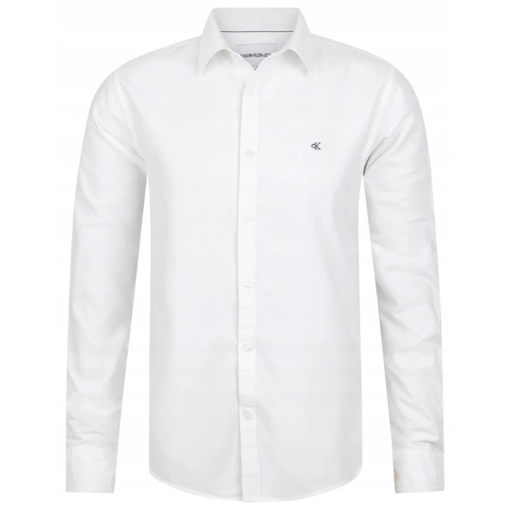Koszula męska CALVIN KLEIN OXFORD SHIRT WHITE J30J315663 101 2XL