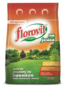 Florovit Nawóz jesienny granulowany do trawników worek 1 kg - Nawozy ogrodnicze - miniaturka - grafika 1