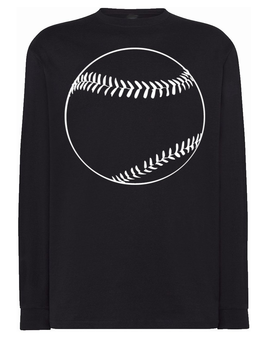 Longsleeve męski nadruk PIŁKA BASEBALL r.4XL