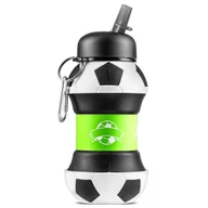 Shakery i bidony sportowe - Składany bidon PIŁKA NOŻNA dla dziecka, kibica, BPA FREE - miniaturka - grafika 1