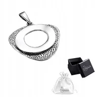 Wisiorki - Zawieszka Wisiorek srebrny pr. 925 Polerowany Przestrzenny Mniejszy - miniaturka - grafika 1