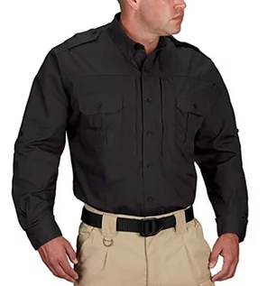 Koszule męskie - Propper Męska koszula taktyczna z długim rękawem, khaki, duża długa - grafika 1