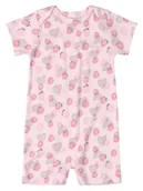 Kombinezony dla dzieci - Dziewczęcy rampers różowy Up Baby r.68 - miniaturka - grafika 1