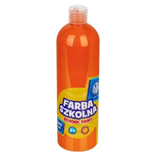 Astra Farba Szkolna Plakatowa Duża 500ml Pomarańczowa 1 Sztuka - Szkolne artykuły papiernicze - miniaturka - grafika 1